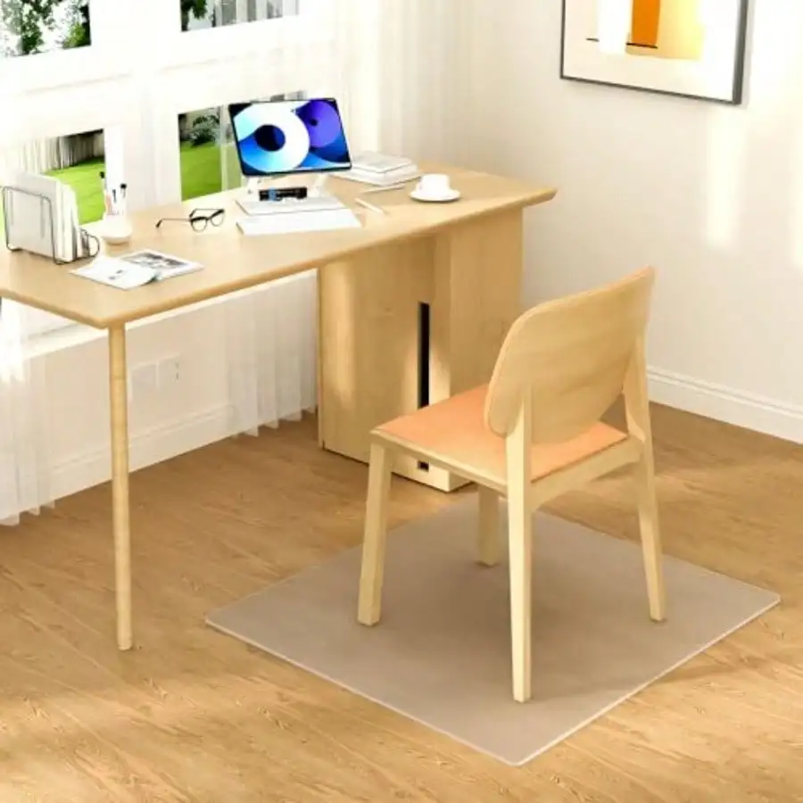 

Chair mat for Hard Floors 28" x 30" Small Chair Mat Clear Easy Glide on Hard Floors Chair Mat Under Desk Chair Transparent Fl
