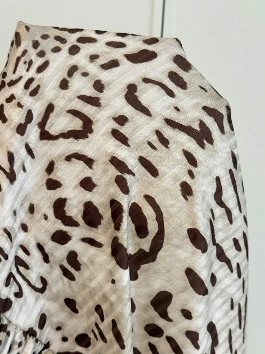 

Plus Size Women Leopard Print Sleeveless Sleep Top
