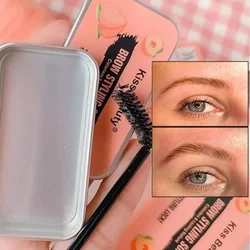 Gel transparente para cejas, cera esculpida, jabón impermeable, duradero, 3D, ajuste de cejas salvajes, maquillaje