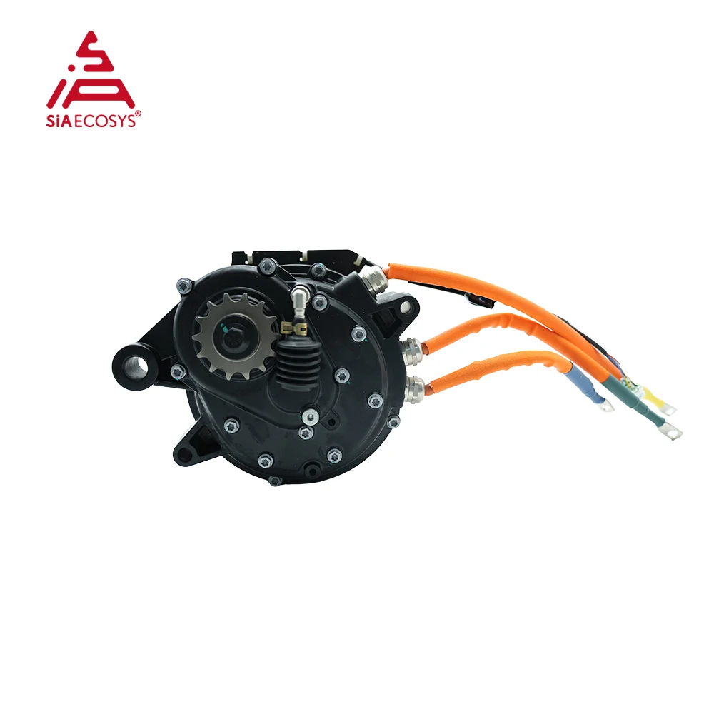 QS Motor QSJ155A-36 Hairpin 5000W mid Drive Motor with Fardriver ND72680 Controller for Surron Version Programmable SCJ313 TFT