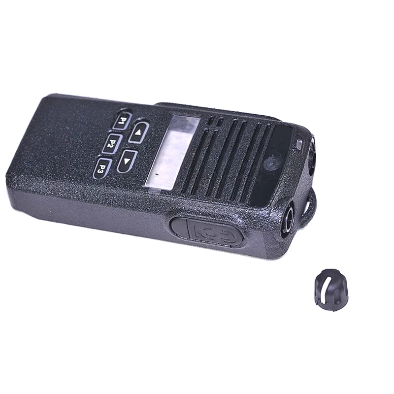 Set coperchio del pannello anteriore custodia Shell con manopole del Volume kit di riparazione per tastiere per Motorola CP1300 CP1308 Radio Walkie Talkie