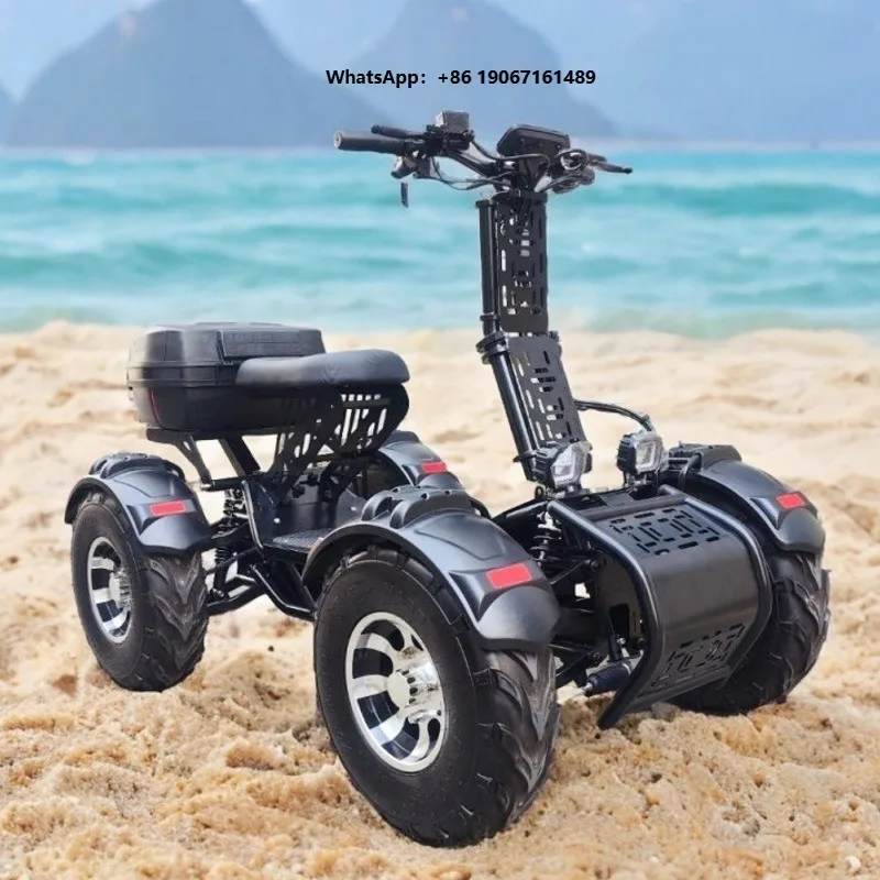 Mountain Bike Sand Lawn Riding Cross-Border Outdoor Off-Road Vehicle All-Terrain Four-Wheel Off-Road Go-Kart Customization