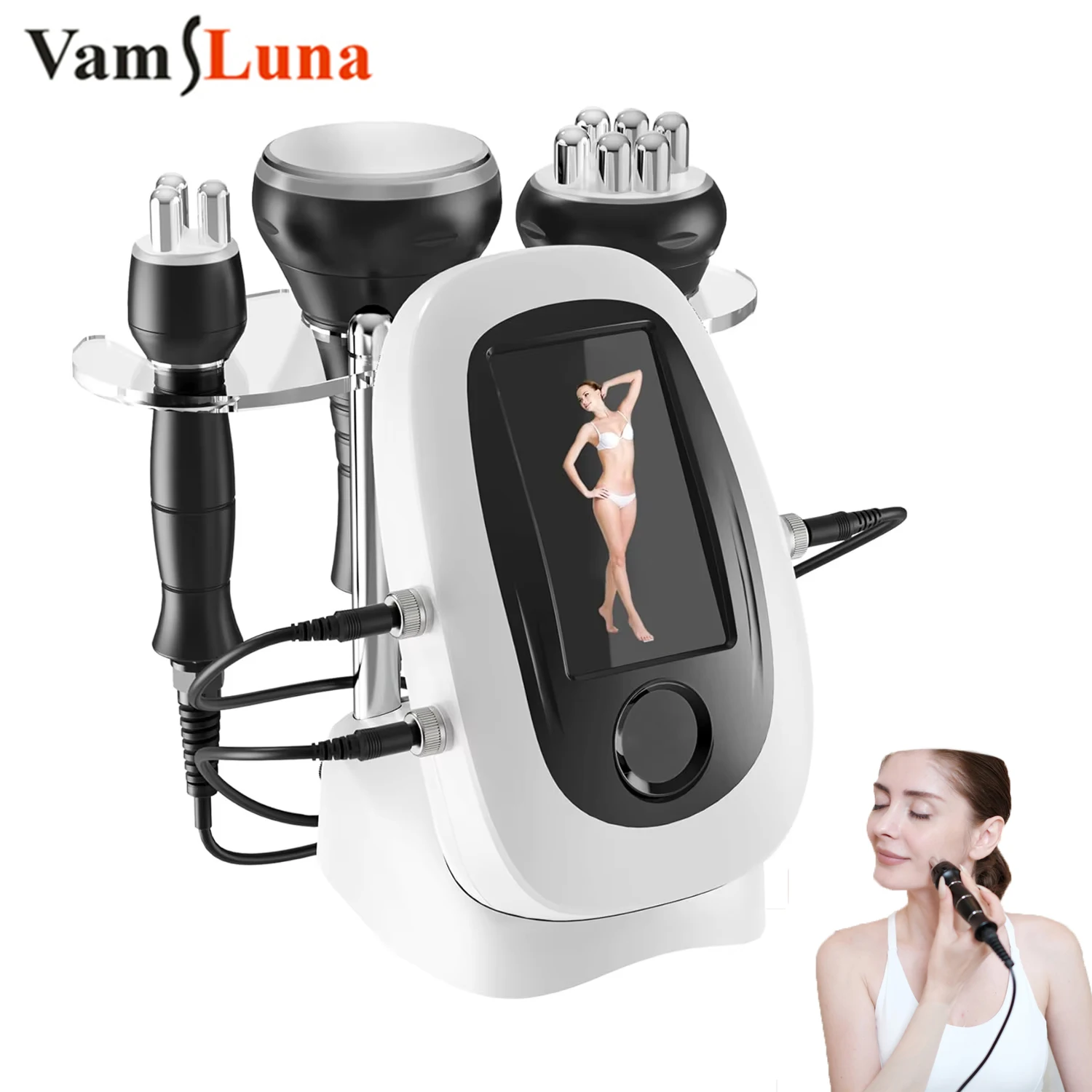 3 In 1 Cavitation Vacuum Based Wrinkle Removal Device Fat Mass Elimination Massage And Body Shaping Machine Beauty Salon Homeuse