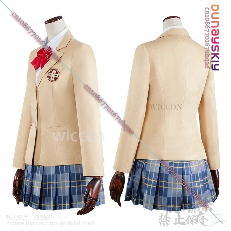 Anime A Certain Scientific Railgun Cosplay Misaka Mikoto Costume Jk School Uniform Dress Lolita Wig For Halloween Cos Customized