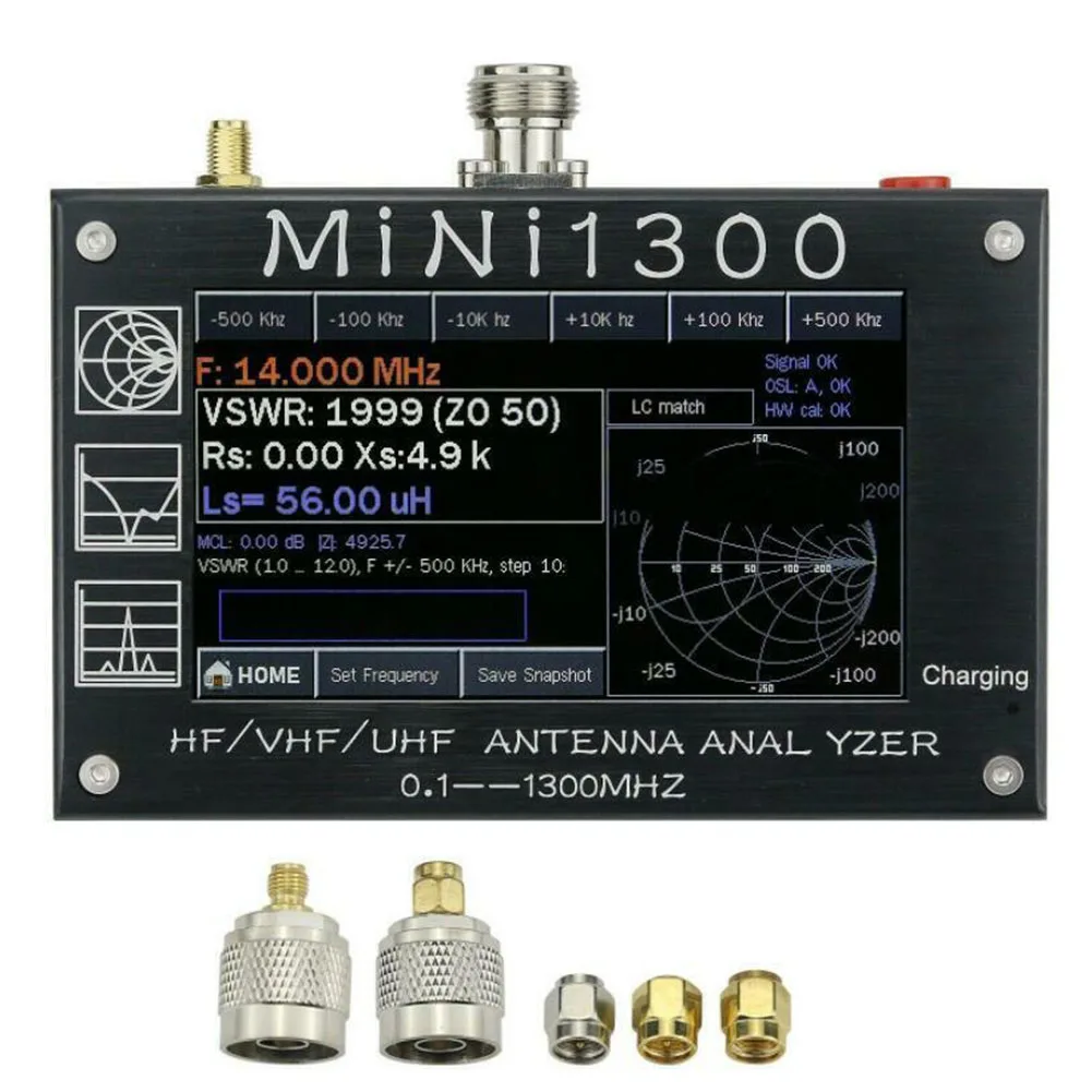 1pc Antenna Analyzer Meter Tester Mini1300 4.3