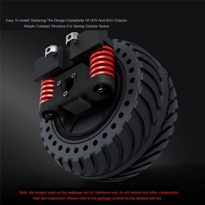 AS96-All-Metal Compact UGV Suspension (A), High-Strength Spring, 7.5KG Load Capacity, Suitable For DDSM115 Hub Motor