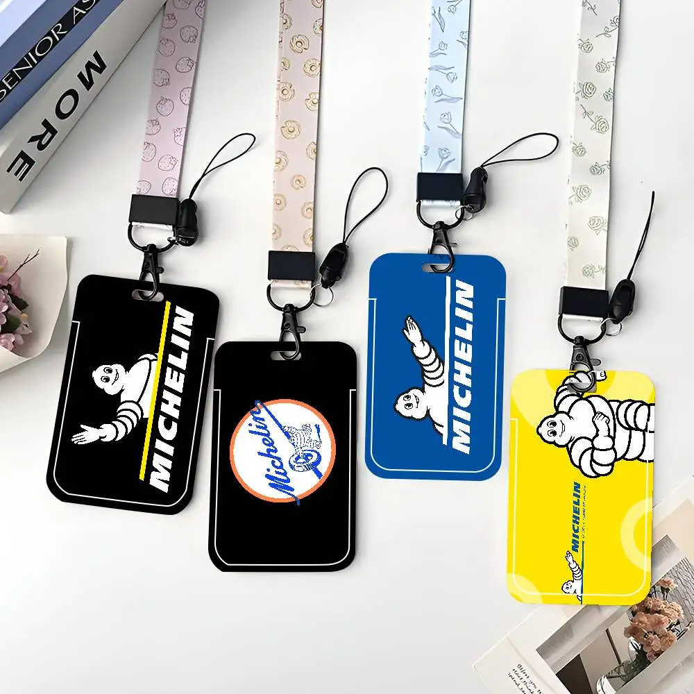 

Защитный чехол для ID-карт M-Michelins с логотипом: для школьных, пропускных, проездных и карт питания, с функцией легкого извлечения.