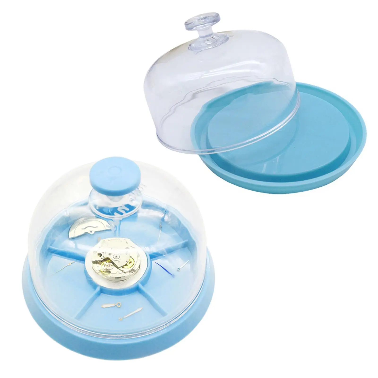 Watch Movement Dust Cover Watchmaker Repair Tool Plastic Watch Movement Tray image 3
