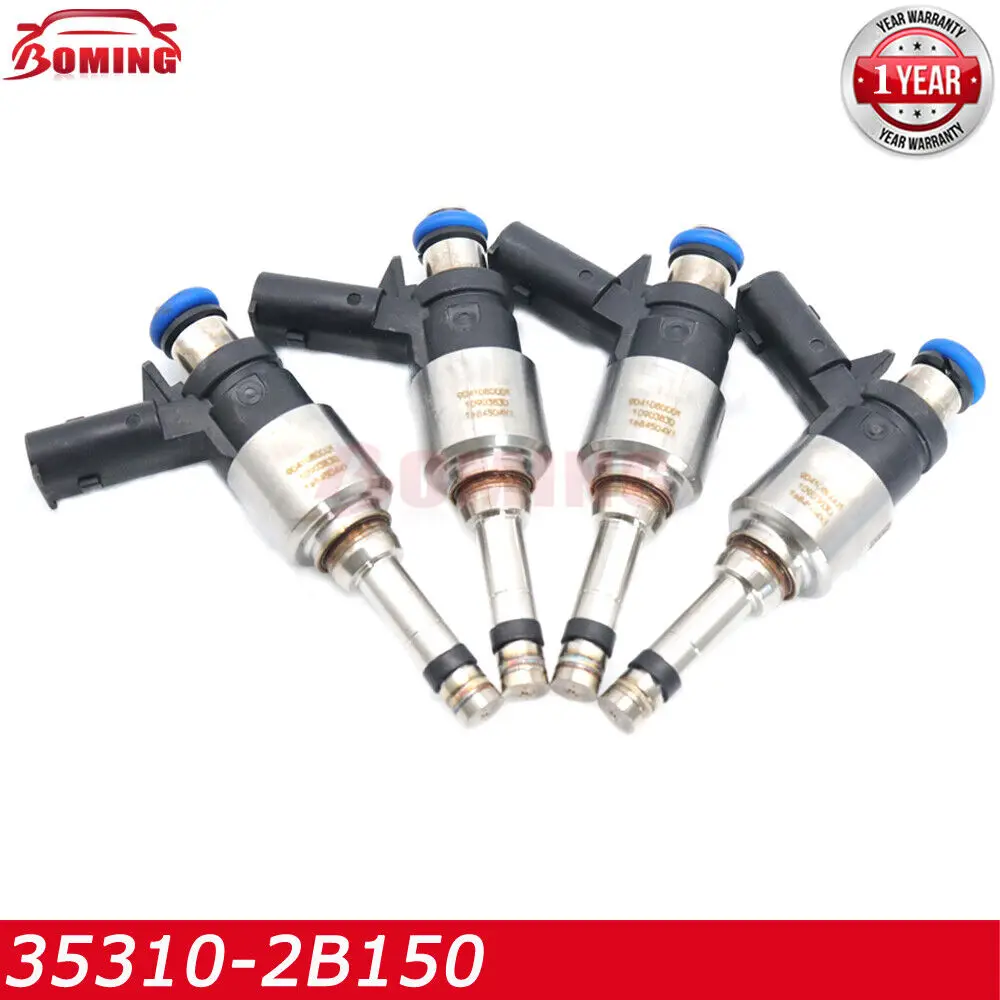 4pcs 35310-2B150 Fuel Injectors For Kia Rio Soul Hyundai Accent 1.6L 2017 2018 2019 2020 353102B150 35310 2B150 New