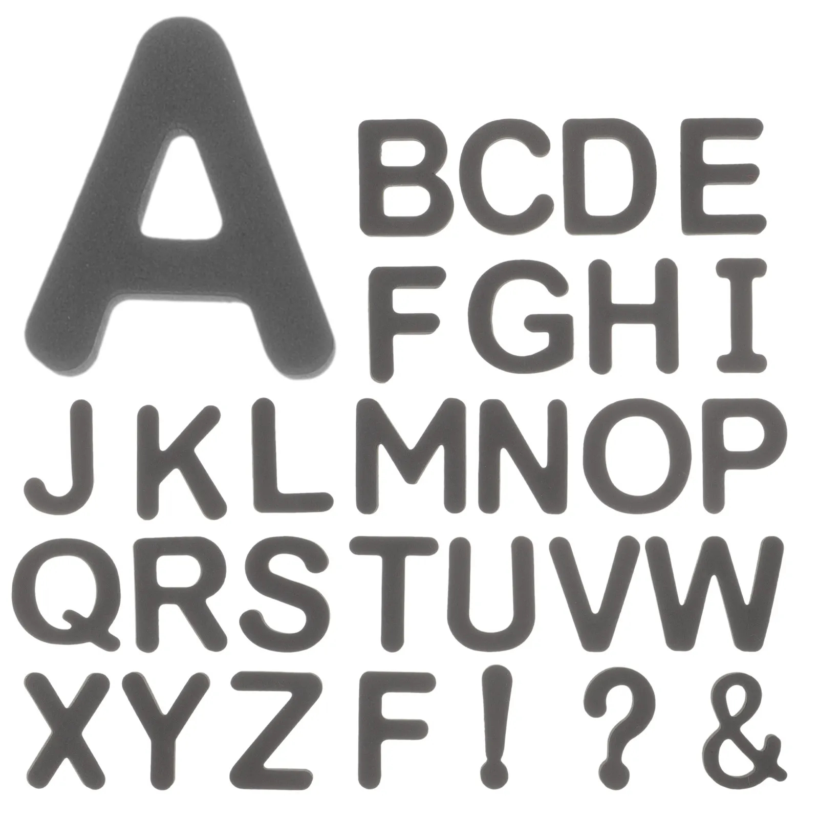 Magnets Lowercase Magnetic Letters Alphabet for Fridge Abc Black Foam Crafts Whiteboard
