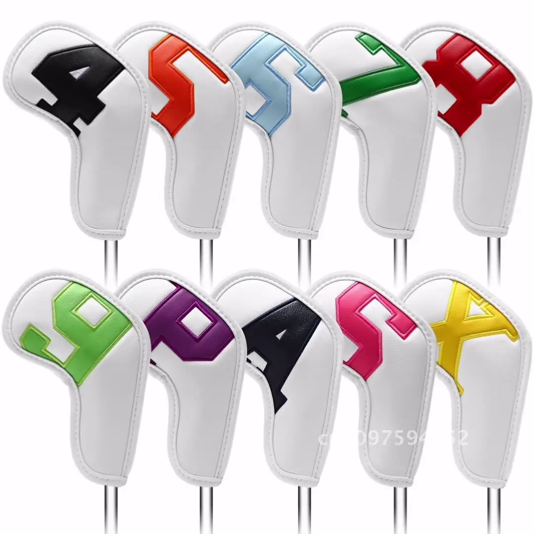 

Golf Iron Cover Colorful Digital Gradual Bar Cover Protective Cover