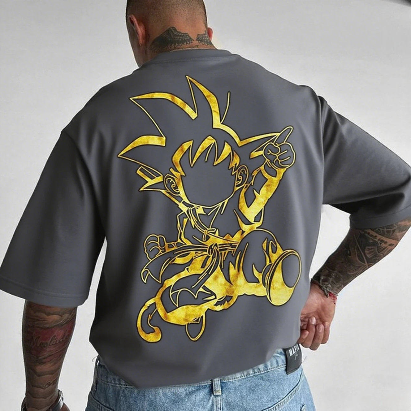 للجنسين لعبة دراغون بول Z جوكو أنيمي الجرافيك تي شيرت الرجال النساء قصيرة الأكمام المحملة الشارع الشهير الصيف المتضخم ملابس علوية غير رسمية Y2k الملابس #2