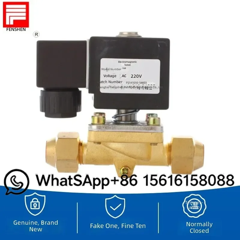 Original Fengshen Solenoid Valve Screw Type SV10A SV13A SV8 SV19-R1 for Cold Storage Air Conditioner