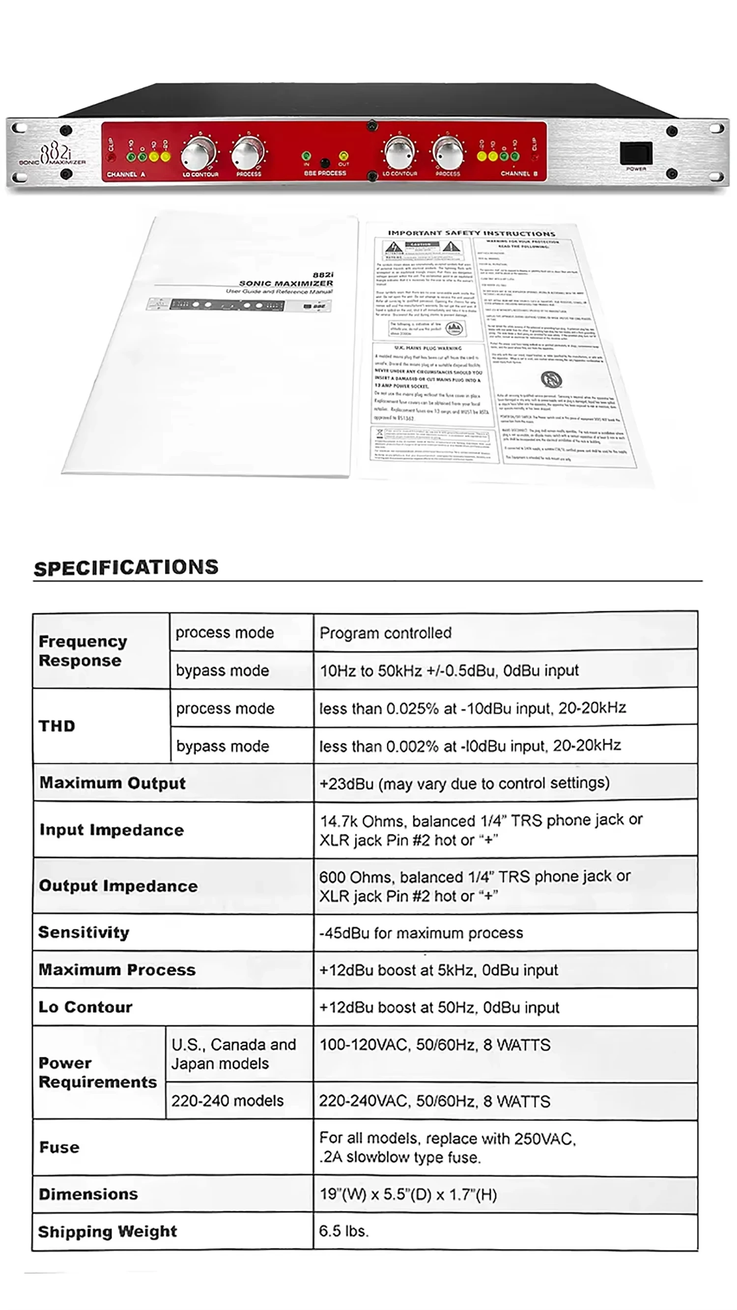 BB E Professional o System 88 2i Enhancer KTV Karaoke Attrezzatura per DJ Processore Metal Outdoor o Driver Eccitatore Maximizzatore