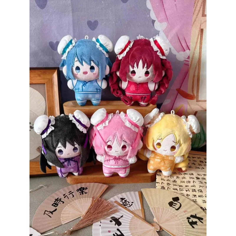 10CM Anime Puella Magi Madoka Magica Cosplay Kaname Madoka Akemi Homura Miki Sayaka Tomoe Mami Plush Backpack Pendant Key Chain