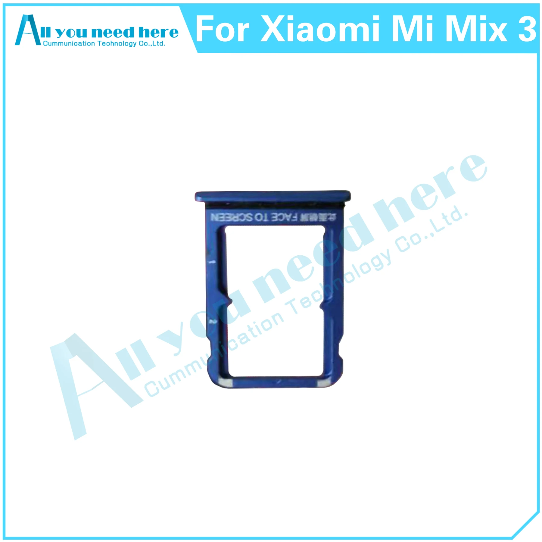 

High Quality For Xiaomi Mi Mix 3 Mix3 SIM Card Tray Slot Holder Adapter Socket Repair Parts Sim Tray Holder Replacement