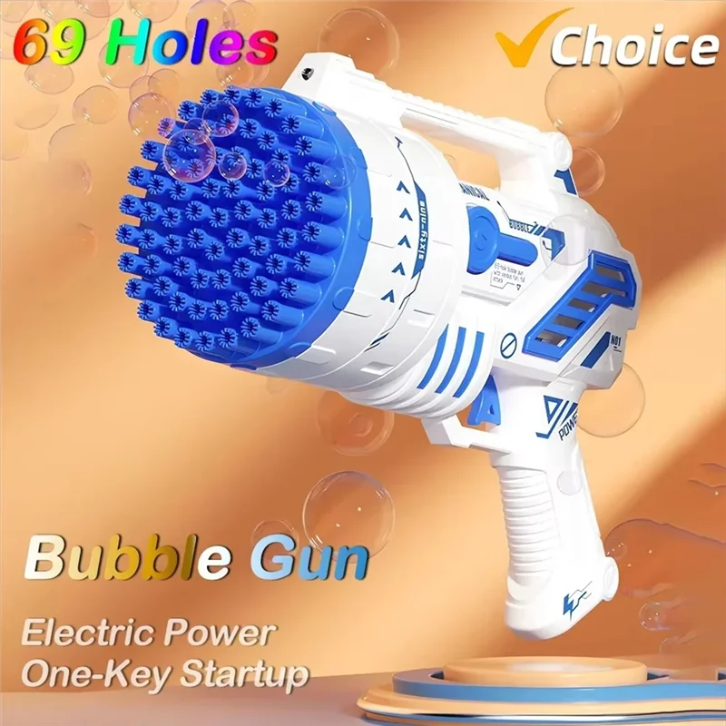 

Colorful Electric Bubble Machine - Automatic Bubble Machine, LED Lighting Effects, Ideal Gift For Kids-A79G