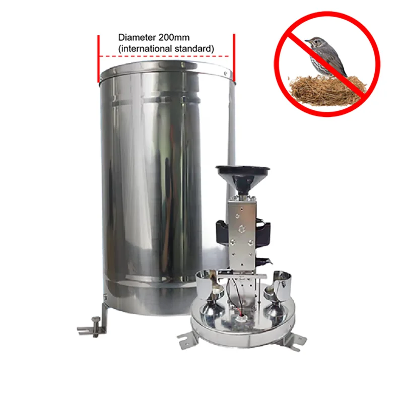 Voorkom Vogelnesten 0.1Mm 0.2Mm 0.5Mm Puls Rs485 Output Dubbele Kantelbak Roestvrijstalen Regenmeter