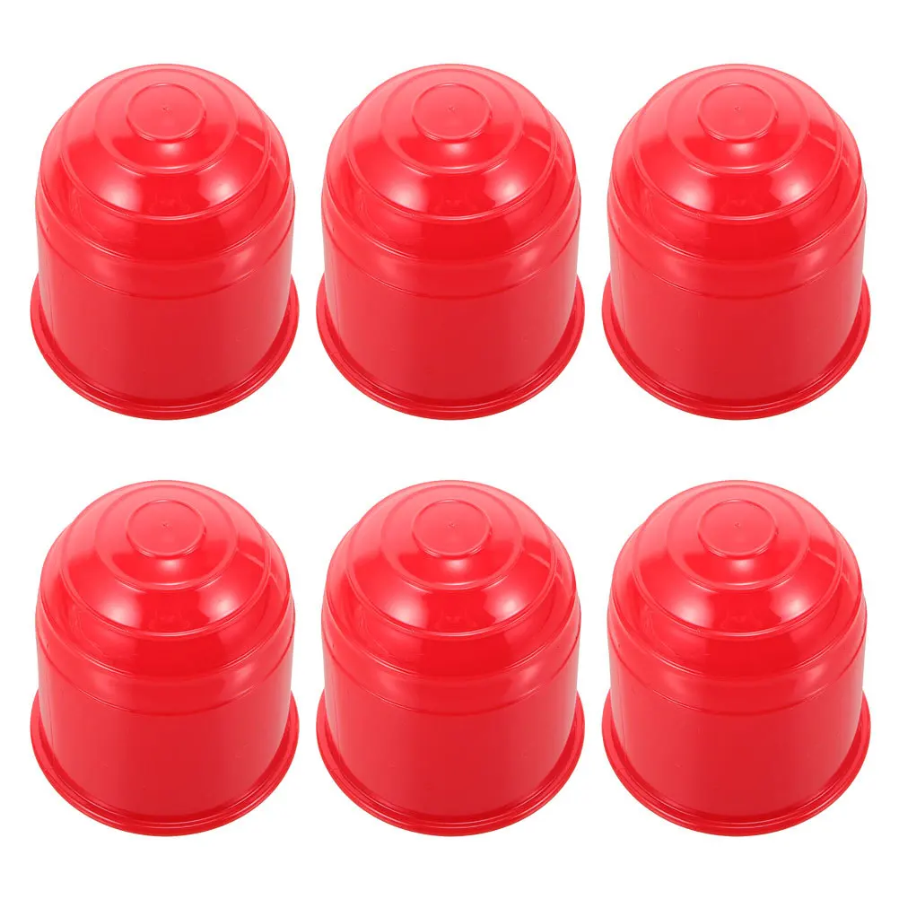 

6Pcs Universal Hitch Ball Cover Protector for Trailer Rv Tow Hitch Accessories Waterproof Dirt Resistant Lightweight Caps