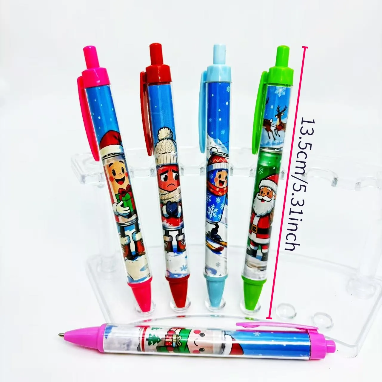 5Pcs/11Pcs Creative Can-Themed Ballpoint Pens Christmas Series Ballpoint Pens Student Writing Pens