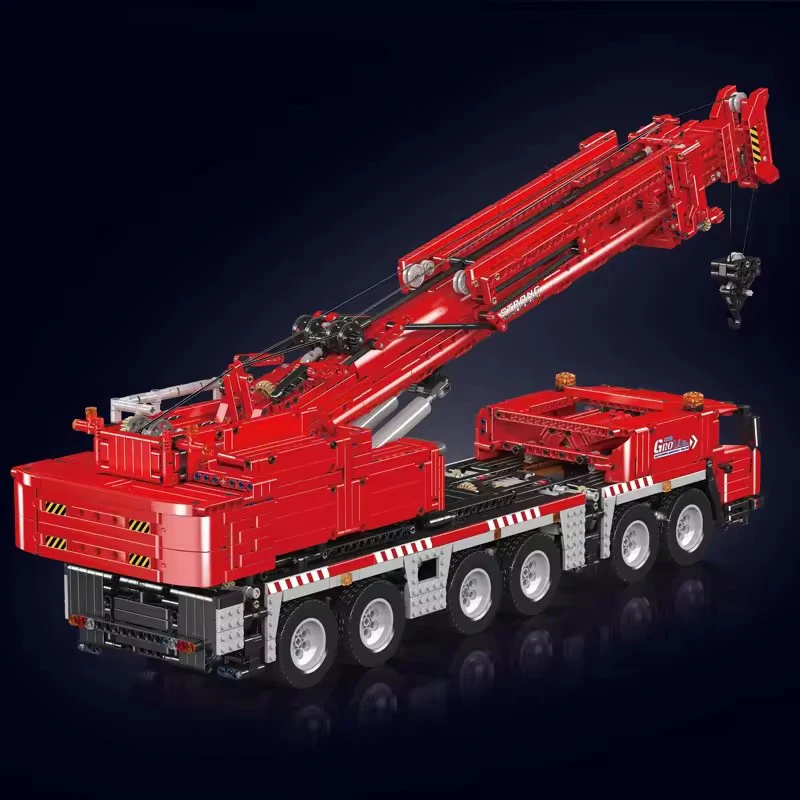 Mould King 17065 de haute qualité, véhicule de sport technique, jouets de bricolage, grue RC Grove GMK, bloc de construction, camion en brique, cadeau de noël pour enfant