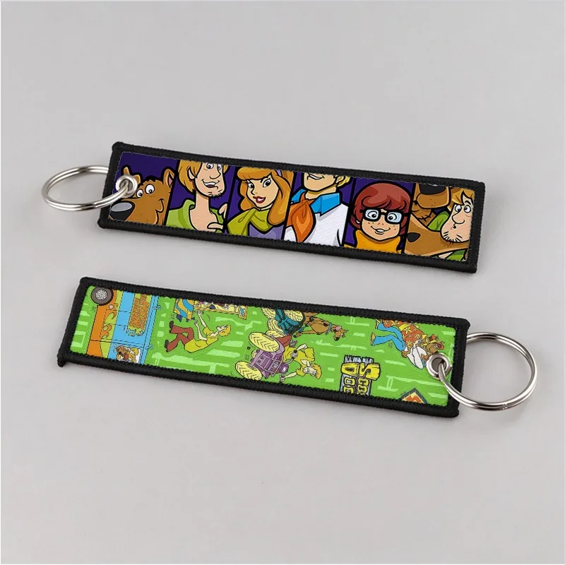 Llavero Creativo de Doble Cara de Scooby Doo, Decoraciones para Mochilas, Llavero con Patrón de Anime, Accesorios, Regalos para Fiestas
