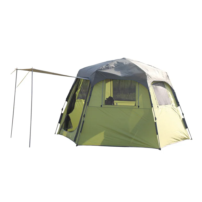 

4-6 people outdoor barbecue camping tent thickened waterproof and mosquito proof quick open