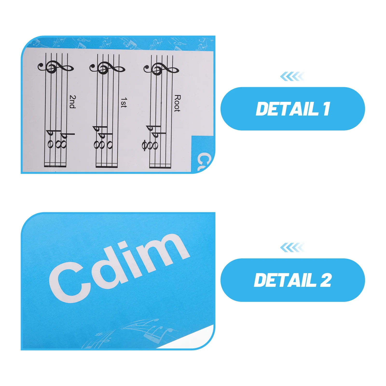 1 مجموعة بطاقات ممارسة البيانو مخطط وتر أساسي للمبتدئين دليل دراسة الموسيقى المحمولة البطاقات التعليمية وتر البيانو المهنية