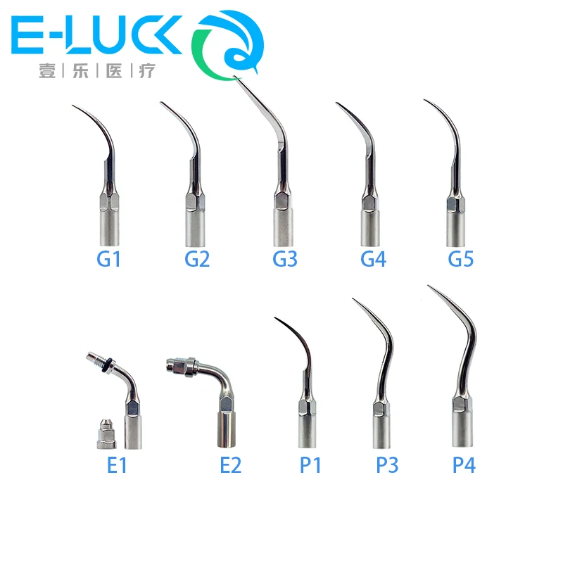 

5pcs Dental Ultrasonic Scaler Tip Tooth Cleaning Machine Cutter Head Scaler Tips Periodontics Endodontics Endo Perio