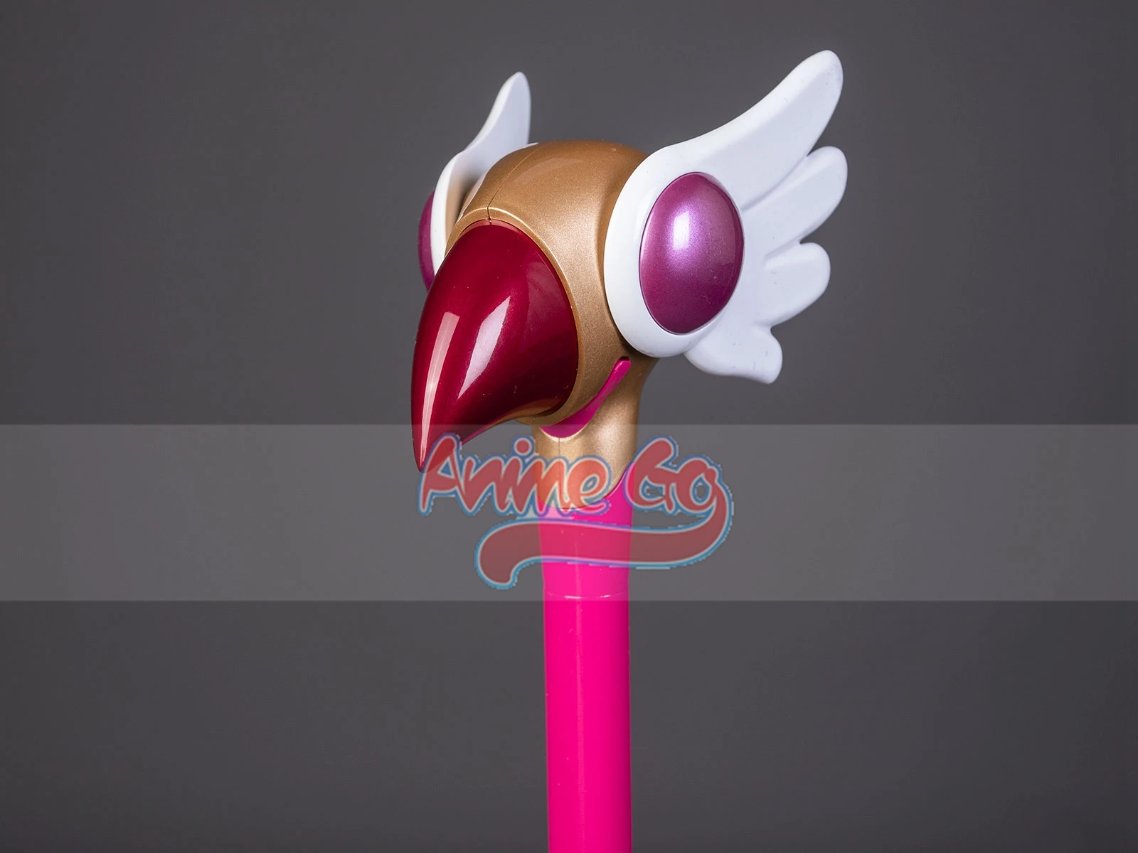 Varita de Cosplay Sakura Cardcaptor de Anime, cabeza de pájaro, varita mágica, accesorios para Halloween, mp000735, 80CM