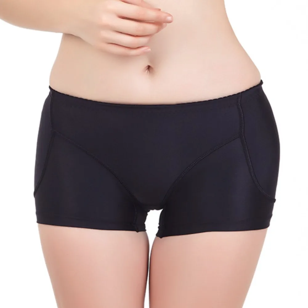 Fake butt sponge pad, low waist flat angle lifting pants, high hip pants, full hip underwear