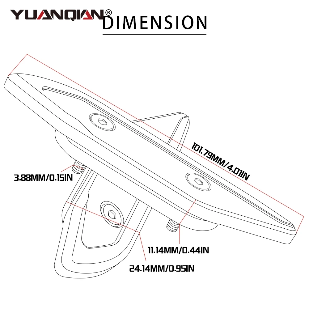 لياماها TMAX 500 560 TMAX 530 SX DX 2012-2018 2019 2020 الرؤية الخلفية المرايا الجانبية قوس ثقب غطاء المشبك غطاء T-MAX 530 560 500