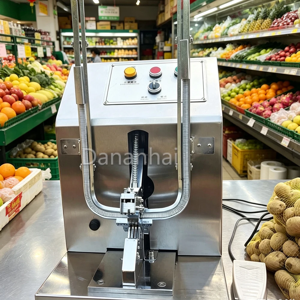 Multi Functional Sausage And Ham Sausage Sealing Machine, Electric Foot Pedal Single Button Aluminum Nail Fastening Machine