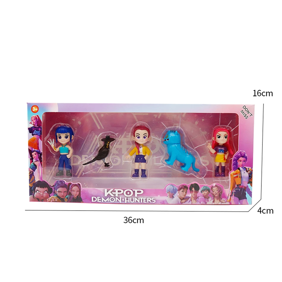 2026NEW Kpop Devil Hunter รูมิ โซอี มิรา อนิเมะ โพลีไวนิลคลอไรด์ ของสะสมตัวละคร ของตกแต่งโต๊ะทำงาน ของขวัญปีใหม่สำหรับเด็ก