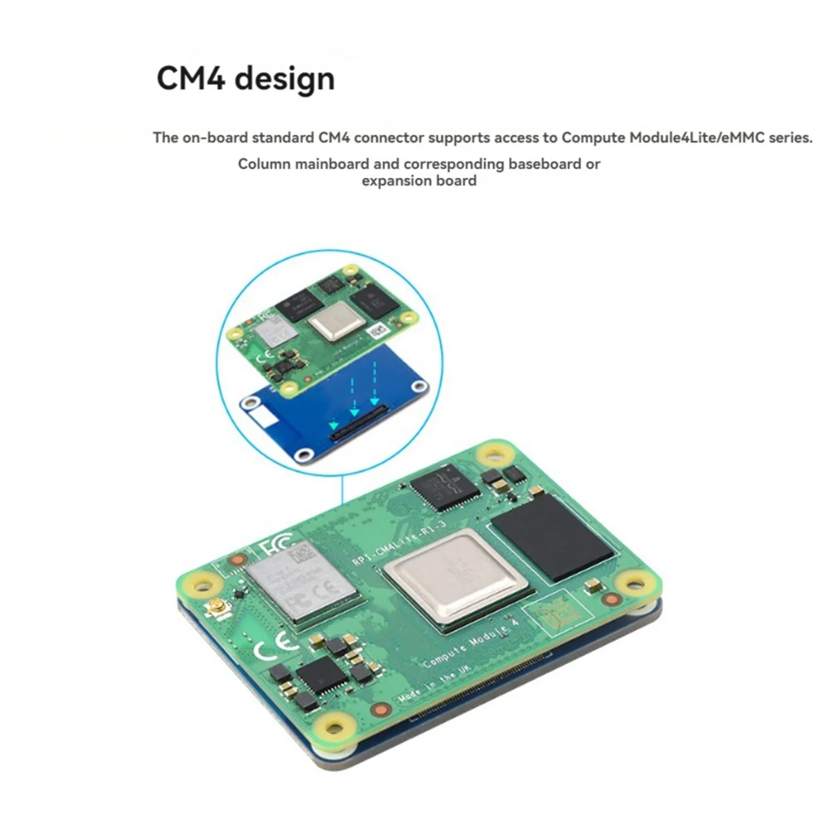 

For CM4 Protection Board Computer Module 4 Interface Protection Board Supports Core3566