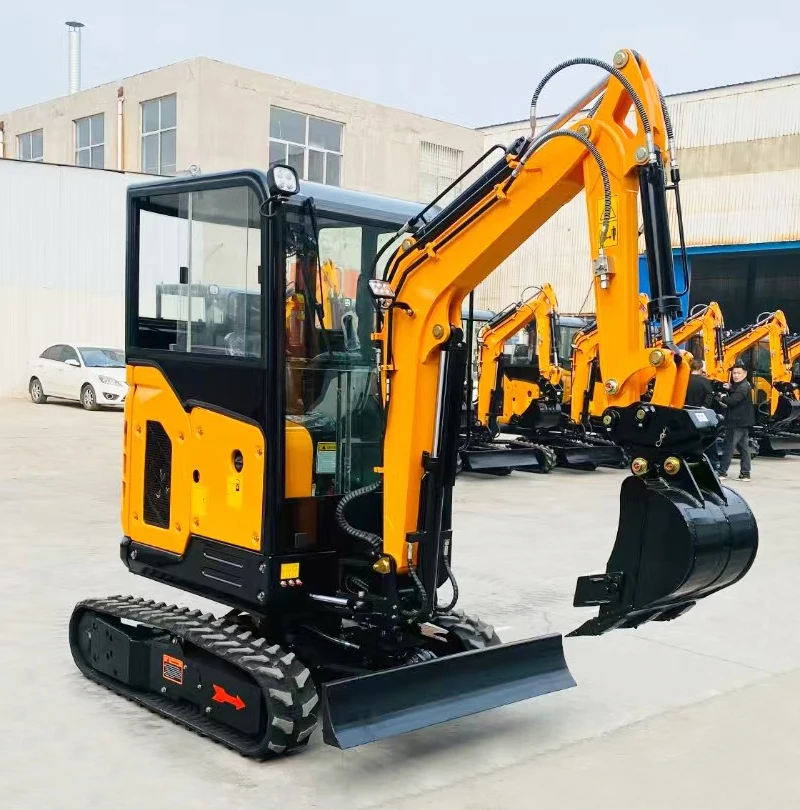 

China Manufacturer Mini Excavator Euro 5 CE EPA Farm 2.5 Ton Strong Power Diesel Micro Bagger Garden Crawler Small Digger