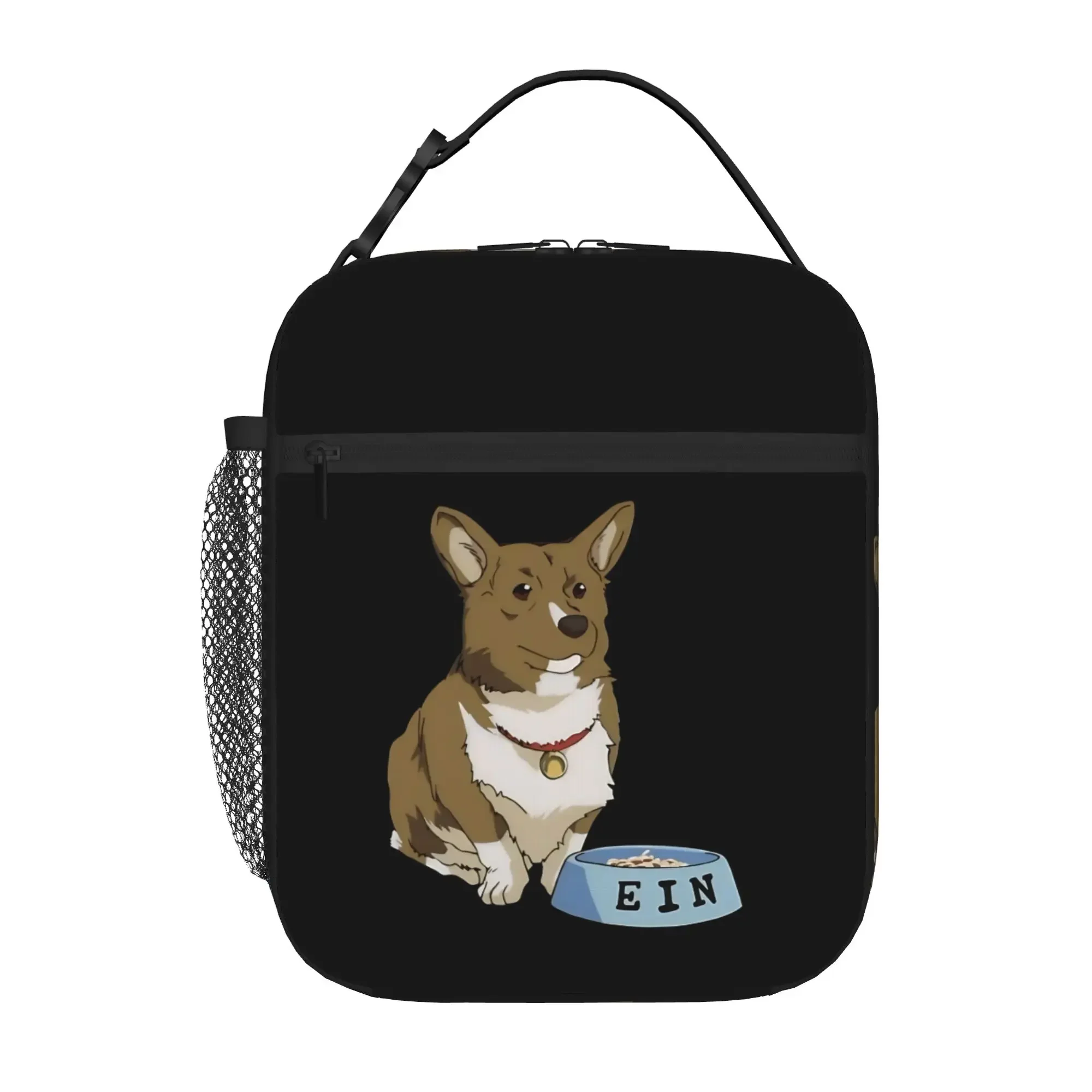 1 Piece Zipper Closure Dog Storage Bag Pocket Cowboy Bebop  School Lunch Food Box Reusable For Lunch Food Bag