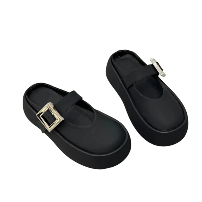 Women Flats Platform Slippers Mules Shoes Casual Sneaker 2026 Spring Slingback Sport Shoes Fashion Flip Flops Walking Zapatos