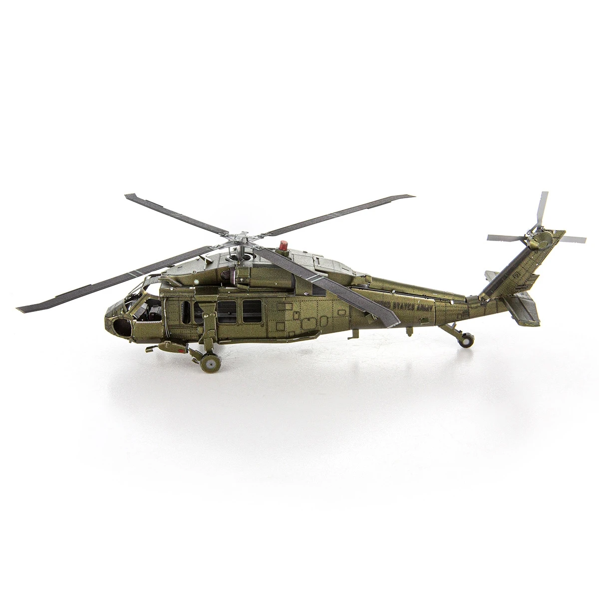 Black Hawk 3D Metal Puzzle Model Kits DIY Laser Cut Puzzles Jigsaw Toy For Children