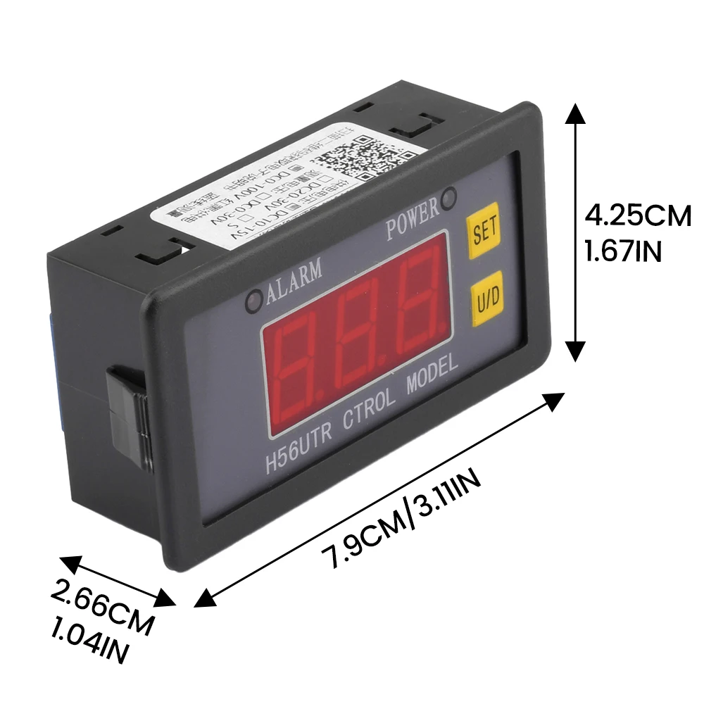 H56 2/3 przewody LED cyfrowy woltomierz prądu stałego przekaźnik napięcia moduł sterujący przepięcia i zabezpieczenie podnapięciowe 12V 24V 48V