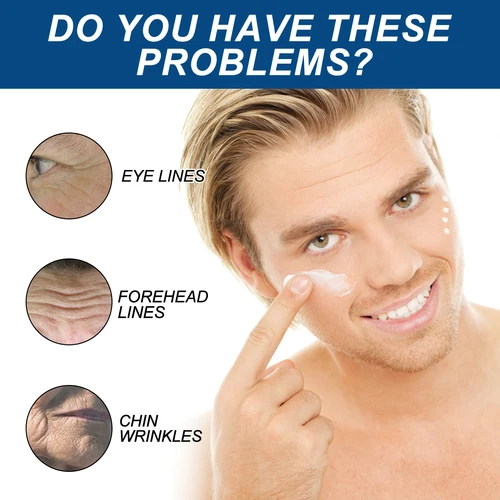 Imagen 2 del producto Crema Facial de Retinol para hombres, reafirmante, iluminador, decoloración de líneas finas, antihinchazón, hidratante, nutritivo, cuidado de la piel Facial