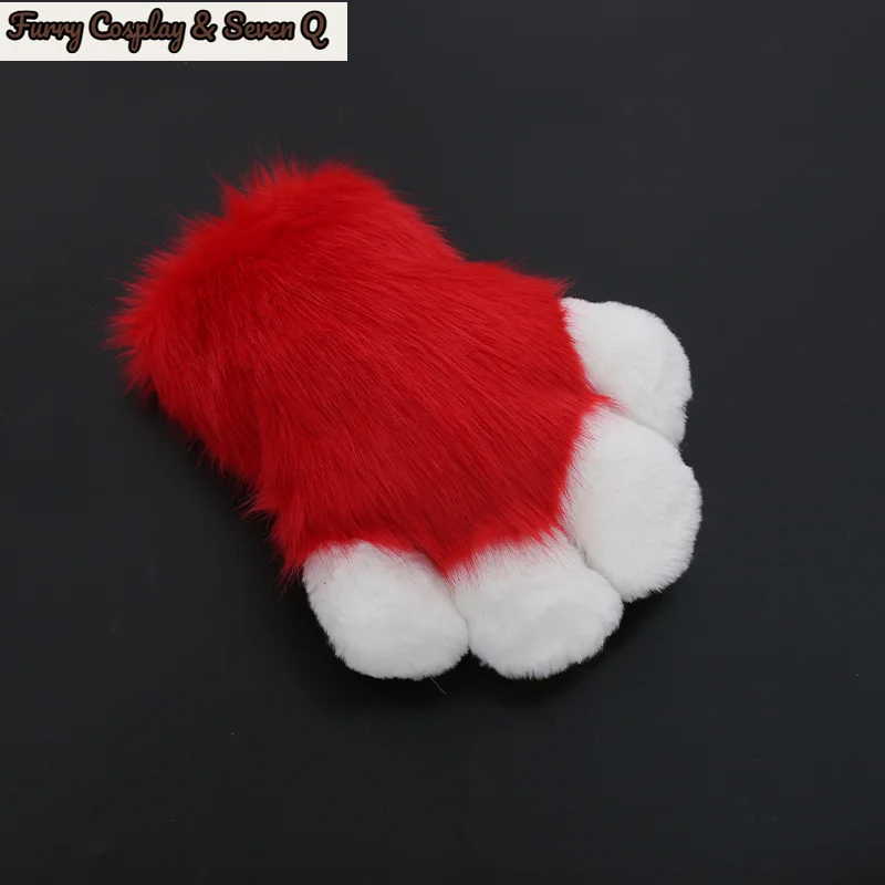 COS Kawaii Animal Furry Cosplay Anime Furrsuit Cat Rabbit Dog Fox Paws Gloves Prop Accessories Halloween Girls 5