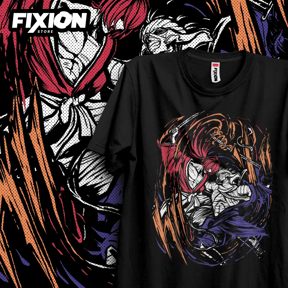 T-shirt For Anime Rurouni Kenshin [N] J#4 Mange Tee