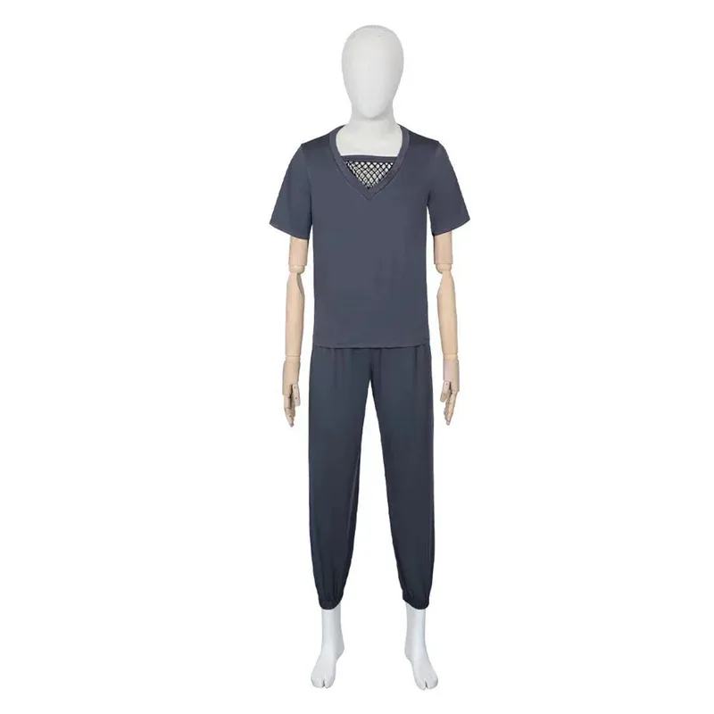 qq34Hemixush Anime Cos Uchiha Itachi Kostüm Party Uniform Komplettes Set Männlicher Anzug