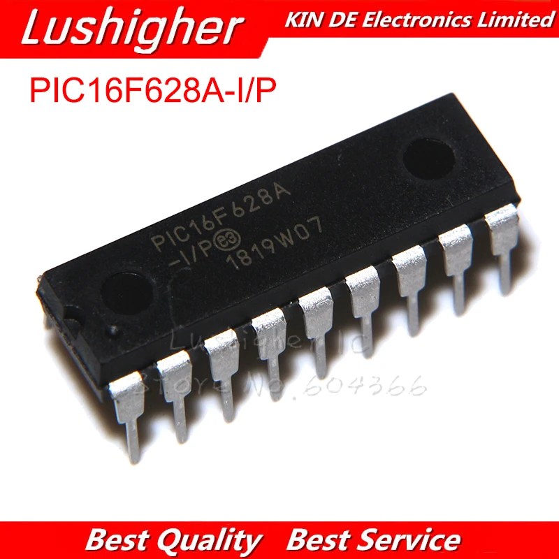 10pcs PIC16F628A-I/P DIP-18 PIC16F628AIP DIP PIC16F628A 16F628A 16F628A-I/P