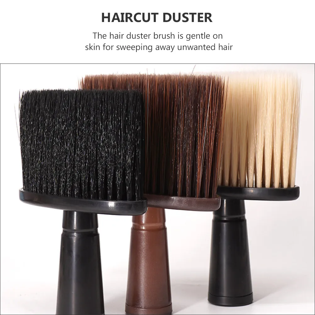 3Pcs Neck Hair Duster Gentle Brush Creative Design for Barbers Stylists Hair Cutting Salon Barber Haircut Neck Duster view 6