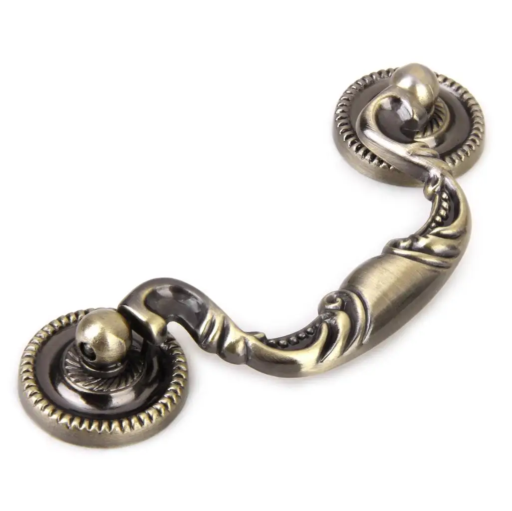 

Kitchen Cabinet Hardware Drawer Handle Pull, Brass 3.78 Inch (96mm) Hole Centers