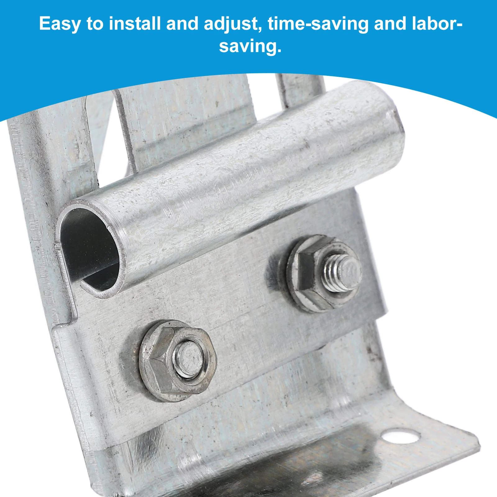 

Heavy Duty Garage Door Iron Upper Section Replacement Parts For Residential Doors Durable Rust Resistant Metal Bracket Garage