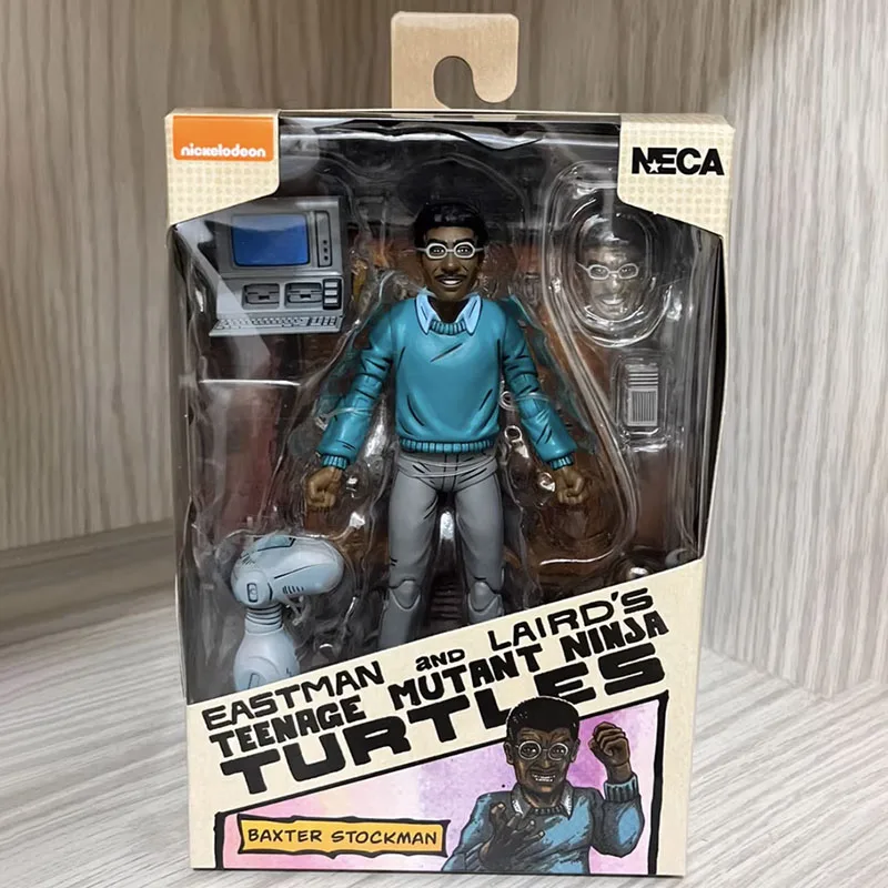 

NECA 54349 Baxter Stockman Figure Teenage Mutant Ninja Turtle Action Figuras 7-Inch PVC Movable Model Toys Original Gift for Kid