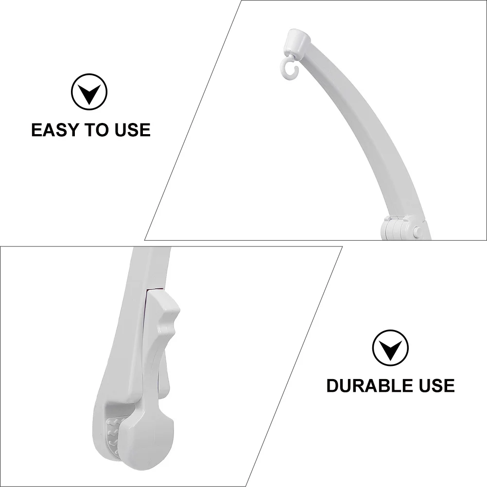 2 pezzi di supporto per cellulare per culla, braccio in plastica premium, decorazione per asilo nido sicura per neonati, sviluppo precoce, stimolazione divertente